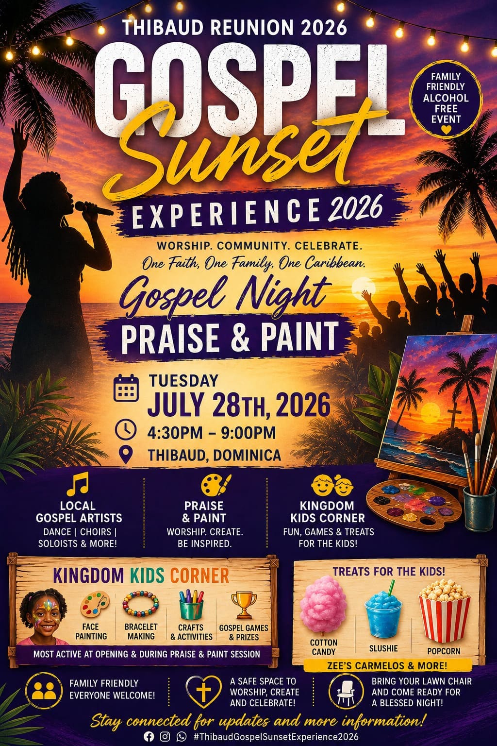 Thibaud Reunion — Thibaud Reunion 2026 — Gospel Praise and Paint