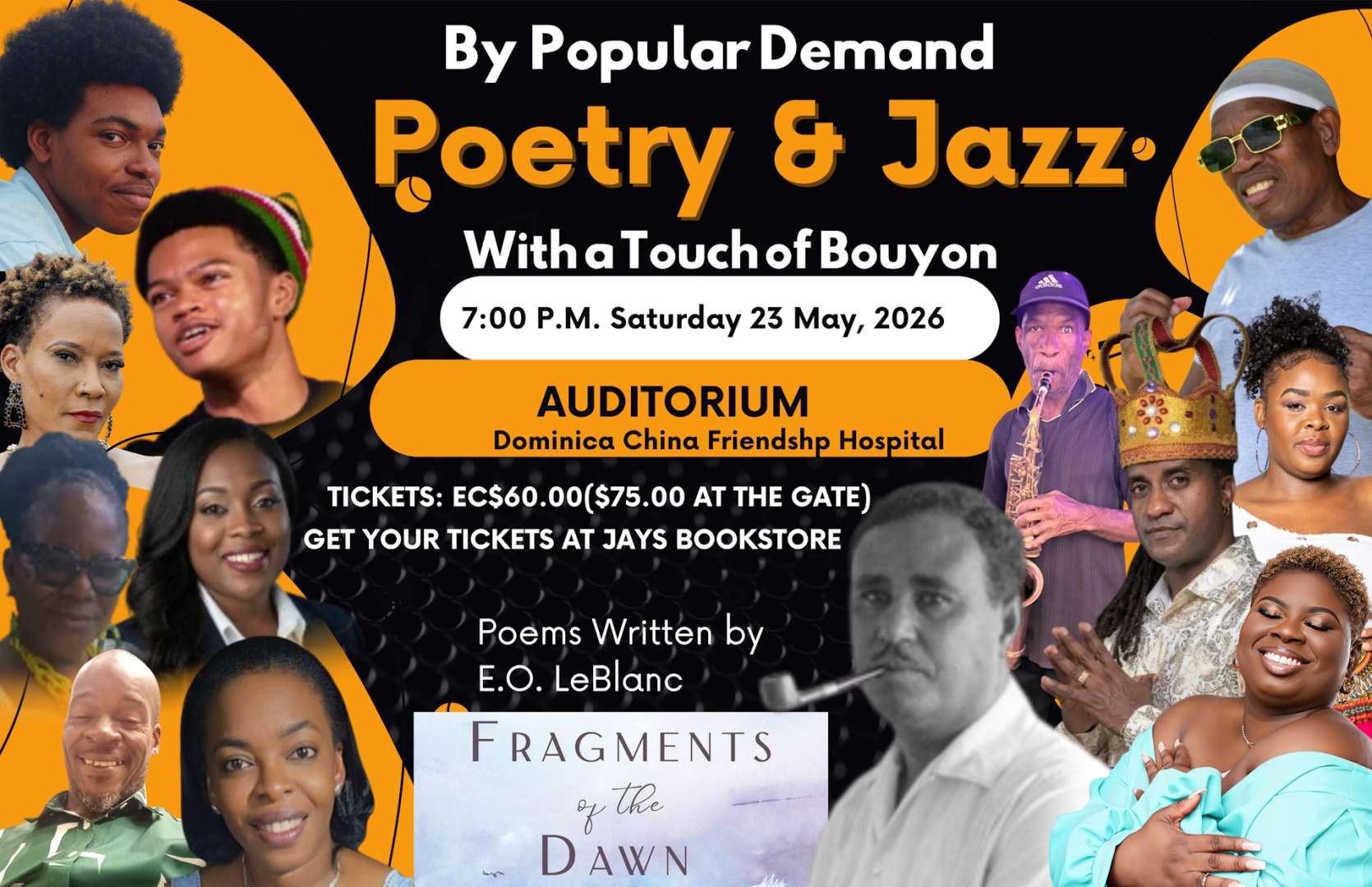 Poetry and Jazz Cocktail with a touch of Bouyon - May 23rd 2026