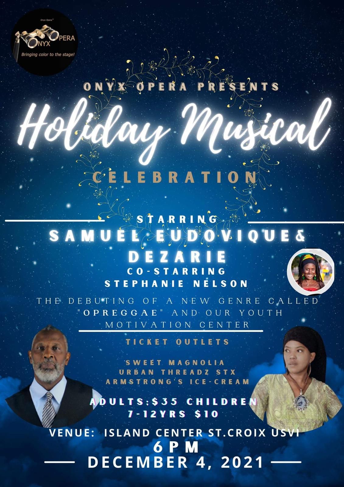 Onyx Opera presents Holiday Musical Celebration 