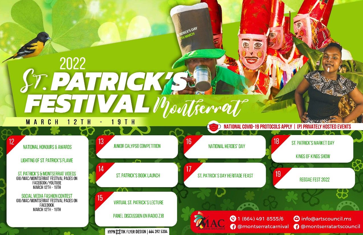 Montserrat St Patrick's Day Festivities 2022