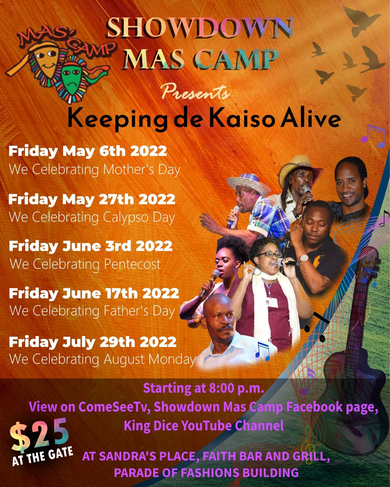 Showdown Mas Camp presents Keeping de Kaiso Alive 2022