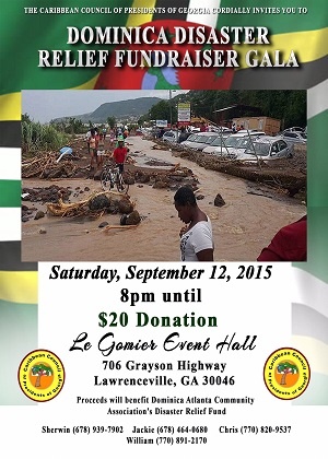 'Dominica Disaster Relief Fundraiser Gala (Georgia, USA)'